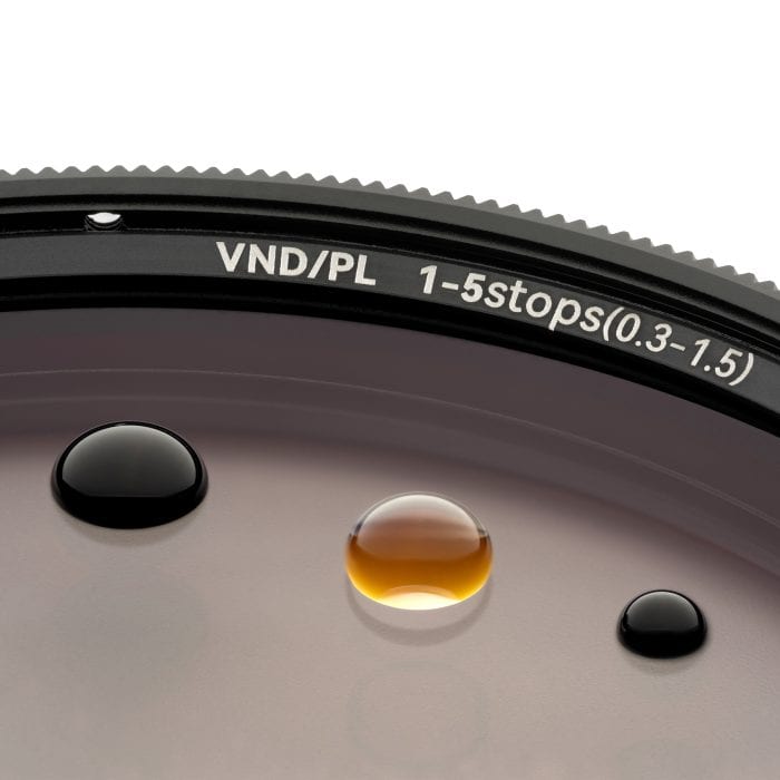 Filtro TRUE COLOR ND-VARIO/PL 1-5 Stop (0.3-1.5) Nano-coating in Vetro ottico